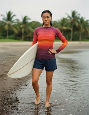Women's Coral Solstice women's rashguards