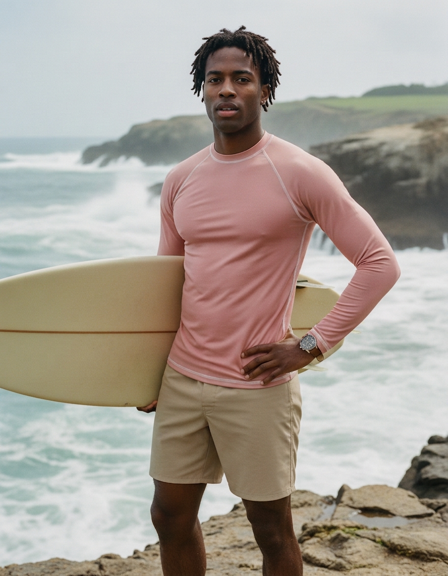 Rash guard in Melon