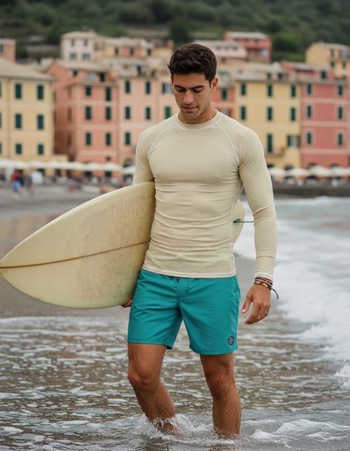 Buttercream Rash Guard Men's Rashguard — Lolekai