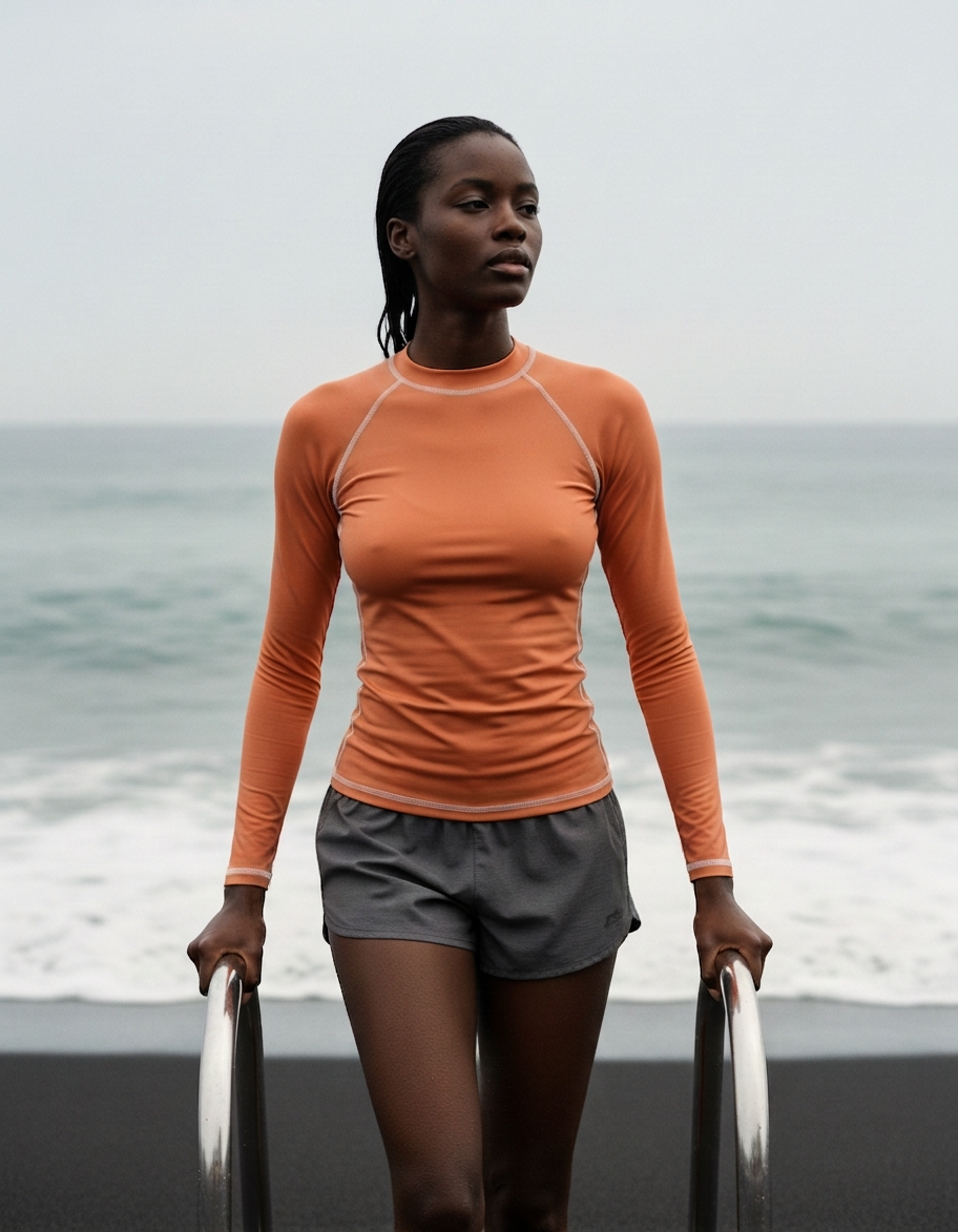 Long Sleeve in Atomic Tangerine