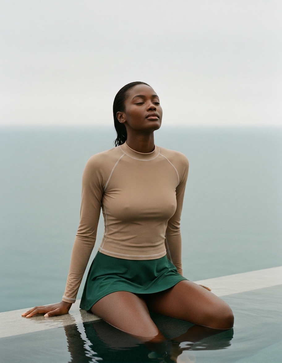 Rashguard in Warm Taupe