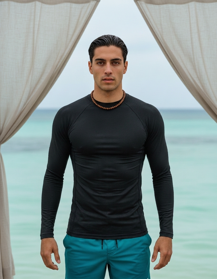 Rash guard in Ink