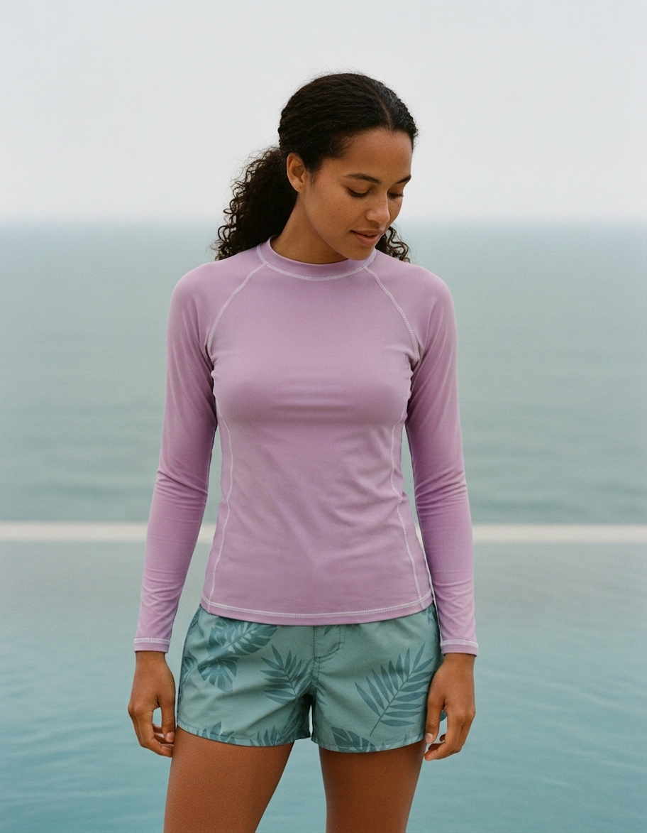 Rashguard in Lavender