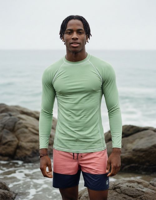 Cucumber Rash Guard Men's Rashguard — Lolekai