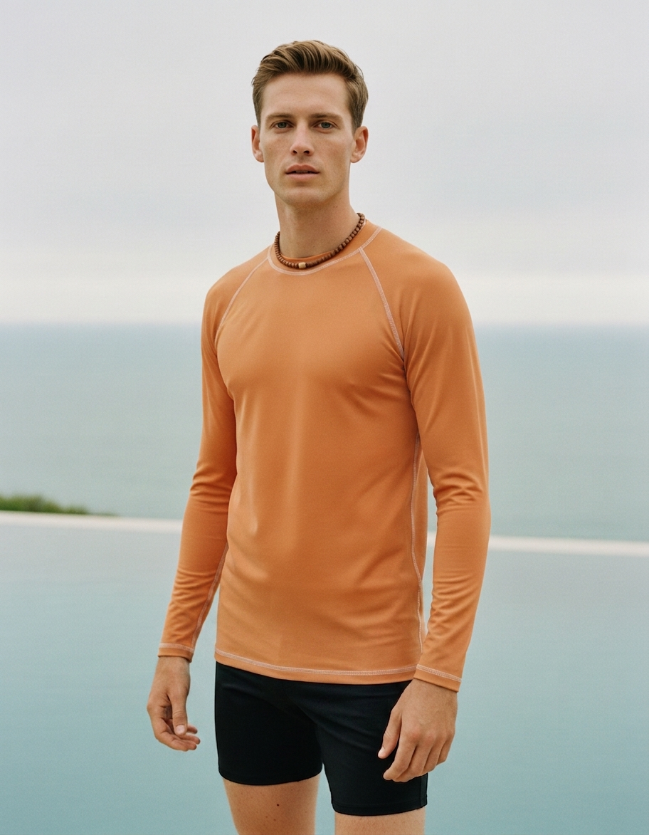 Rash guard in Muskmelon