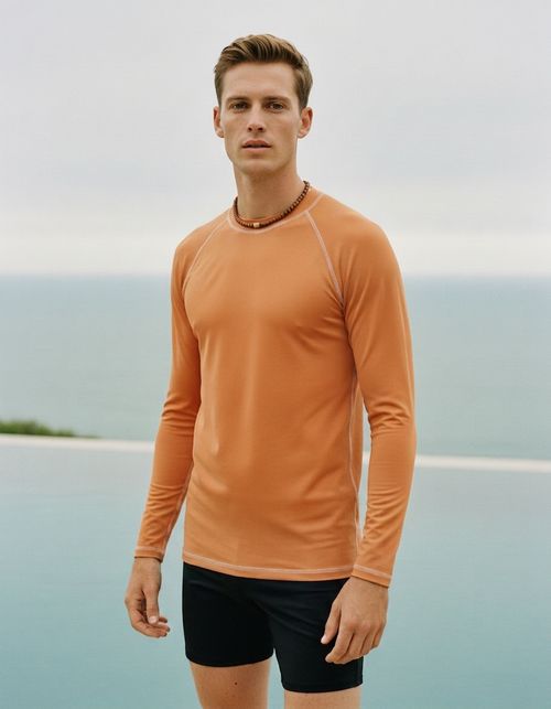 Muskmelon Rash Guard Men's Rashguard — Lolekai
