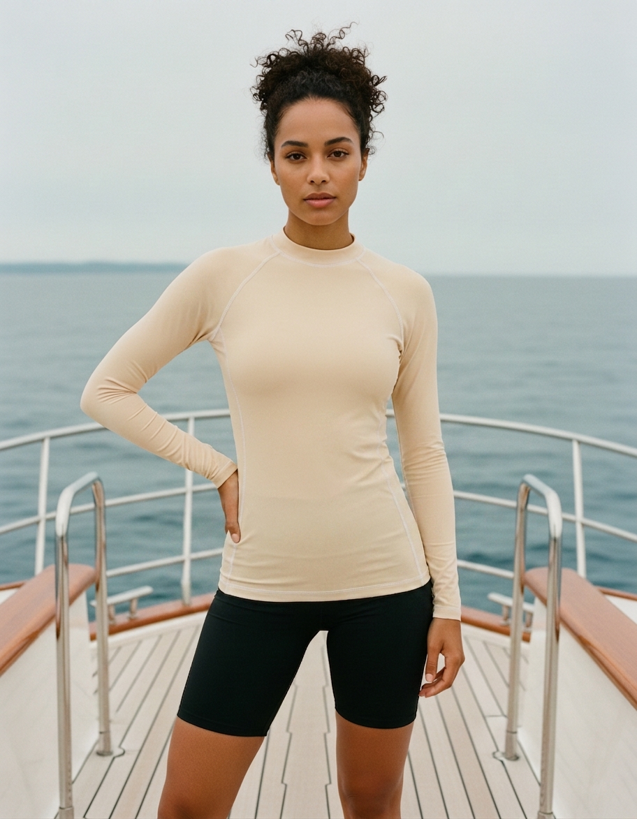 Rashguard in Bisque