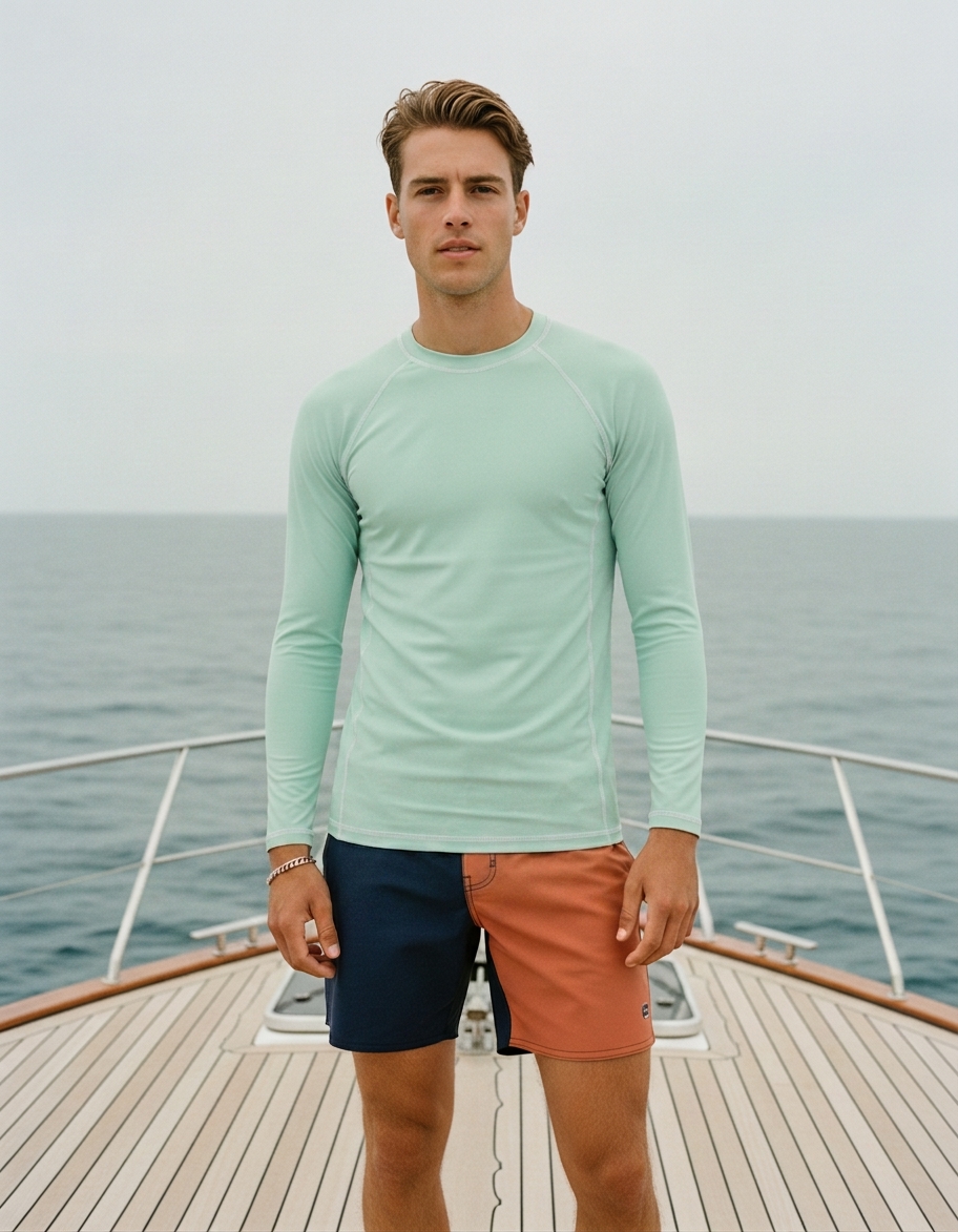 Rash guard in Jelly Mint