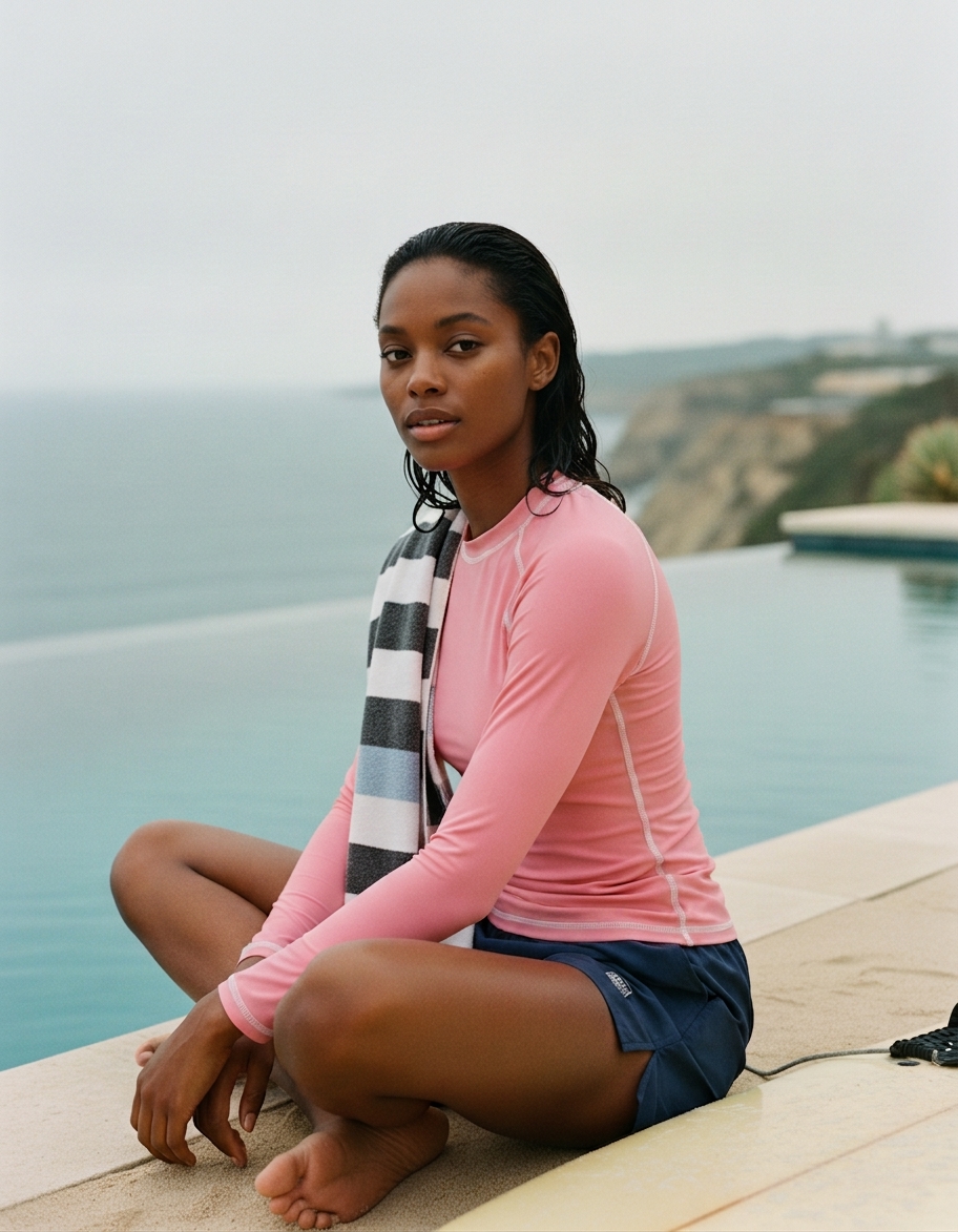 Rashguard in Flamingo
