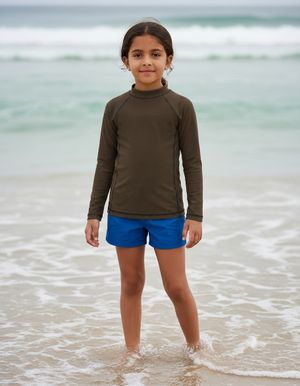 Coffee Bean Rash Guard Kids Rash Guard — Lolekai