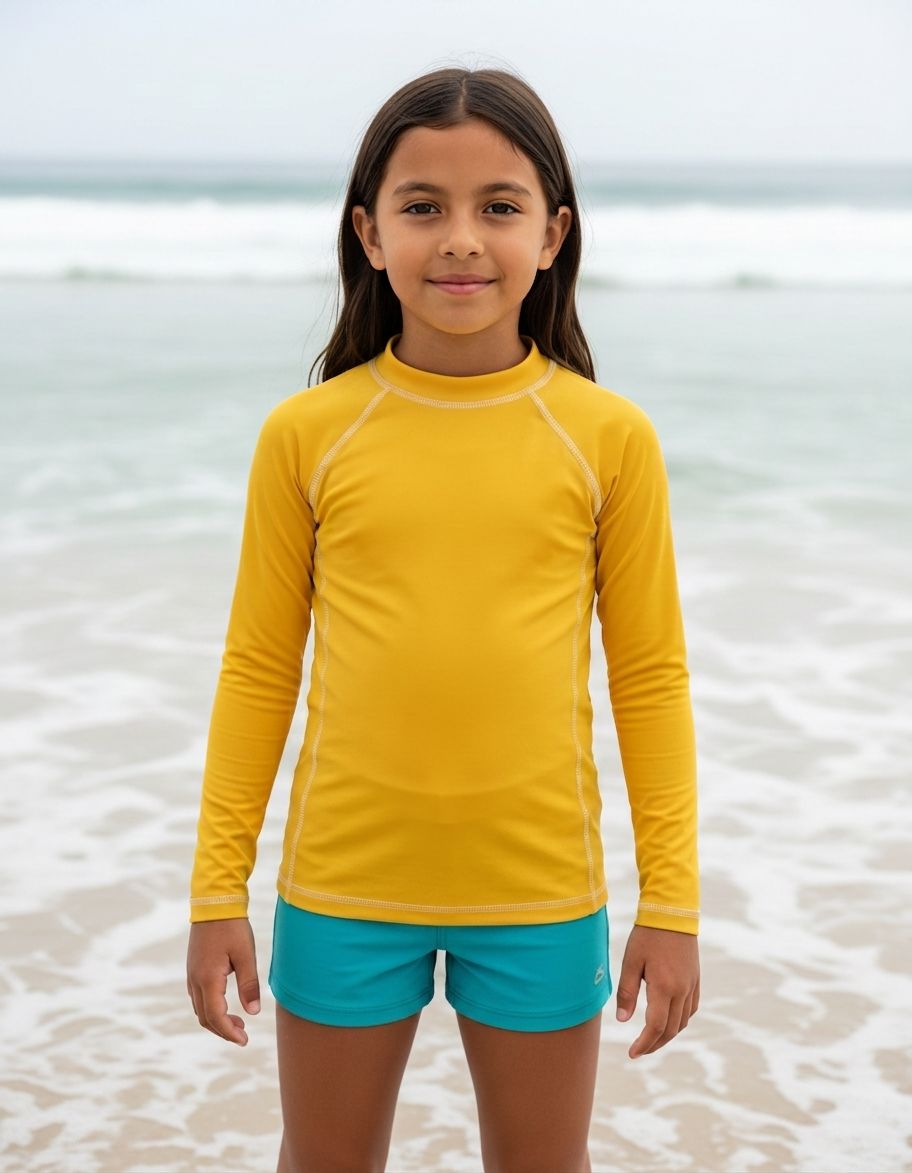Kids Amber Rash Guard Kids Rash Guard — Lolekai