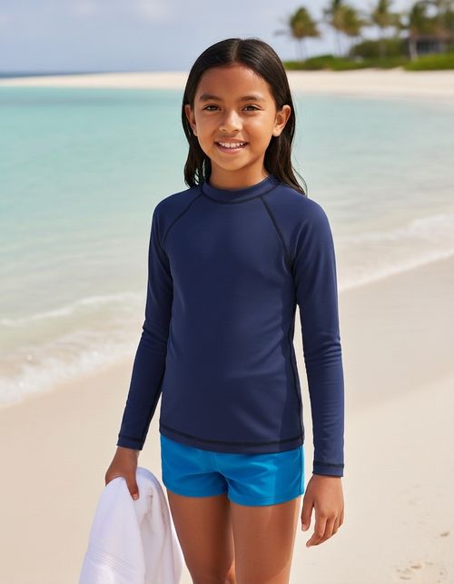 Kids Rhodonite Rash Guard Kids Rash Guard — Lolekai
