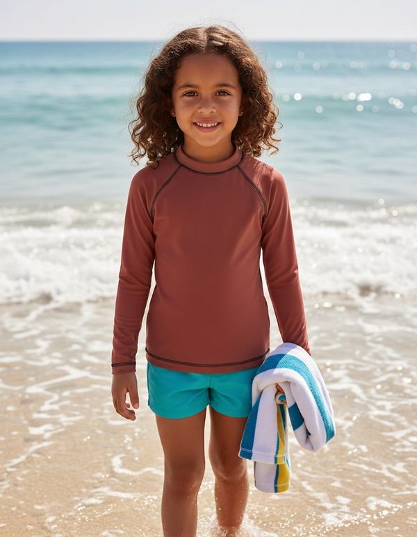 Girls Redwood Rash Guard
