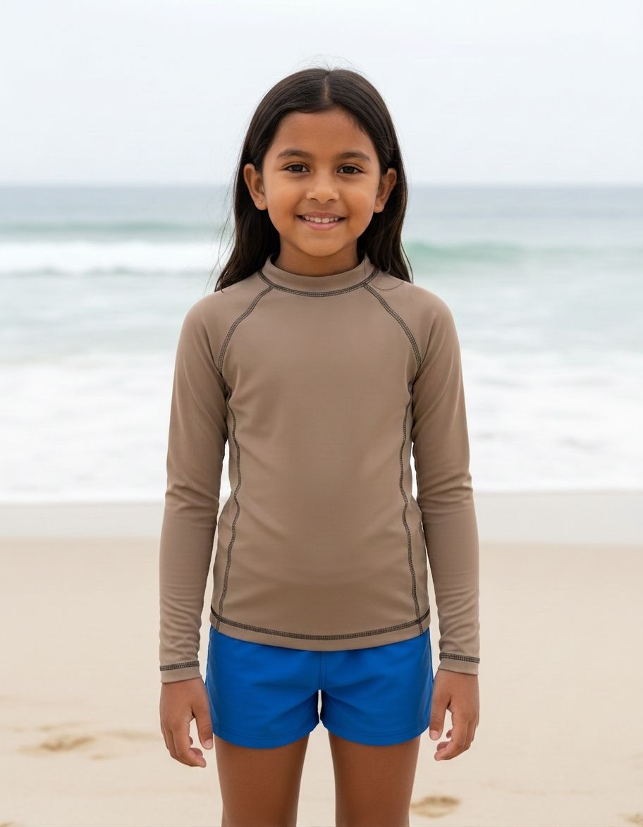 Kids Driftwood Rash Guard Kids Rash Guard — Lolekai