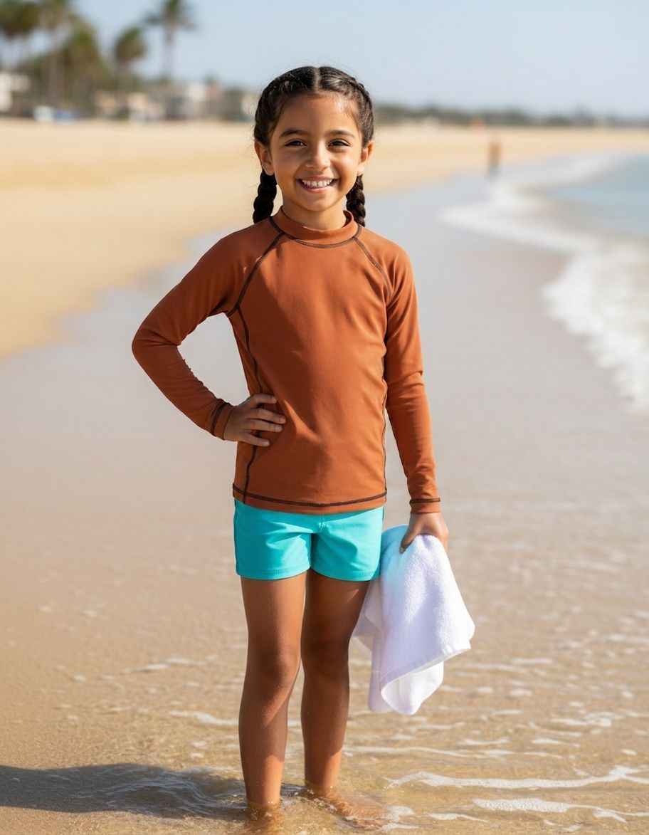 Kids Henna Rash Guard Kids Rash Guard — Lolekai