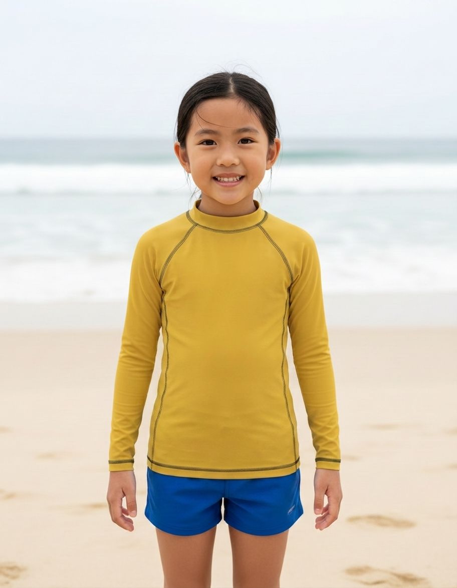 Kids Honey Rash Guard Kids Rash Guard — Lolekai