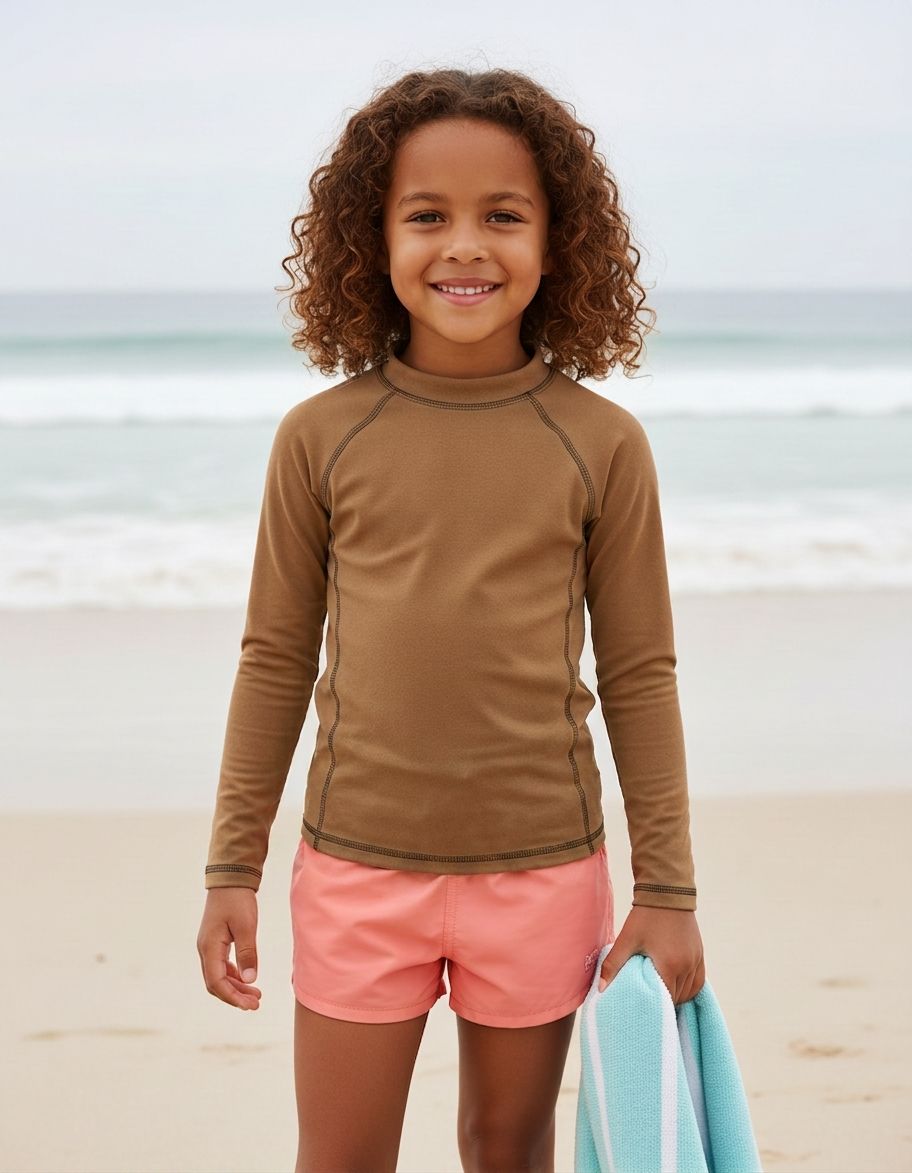 Suede Rash Guard Kids Rash Guard — Lolekai