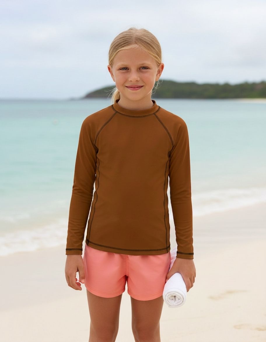 Kids Saddle Rash Guard Kids Rash Guard — Lolekai
