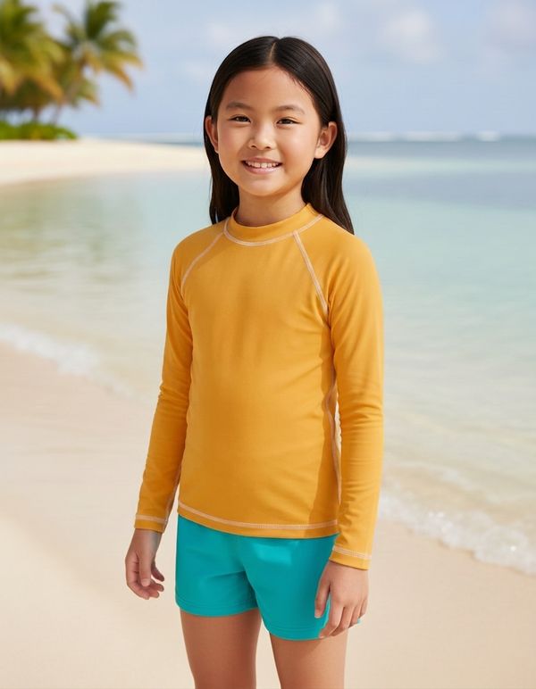 Girls Mango Rash Guard