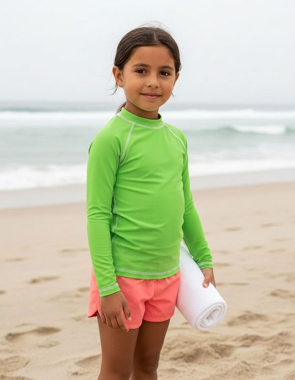 Girls Kiwi Rash Guard