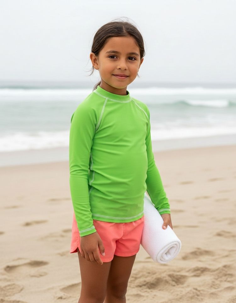 Girls Kiwi Rash Guard