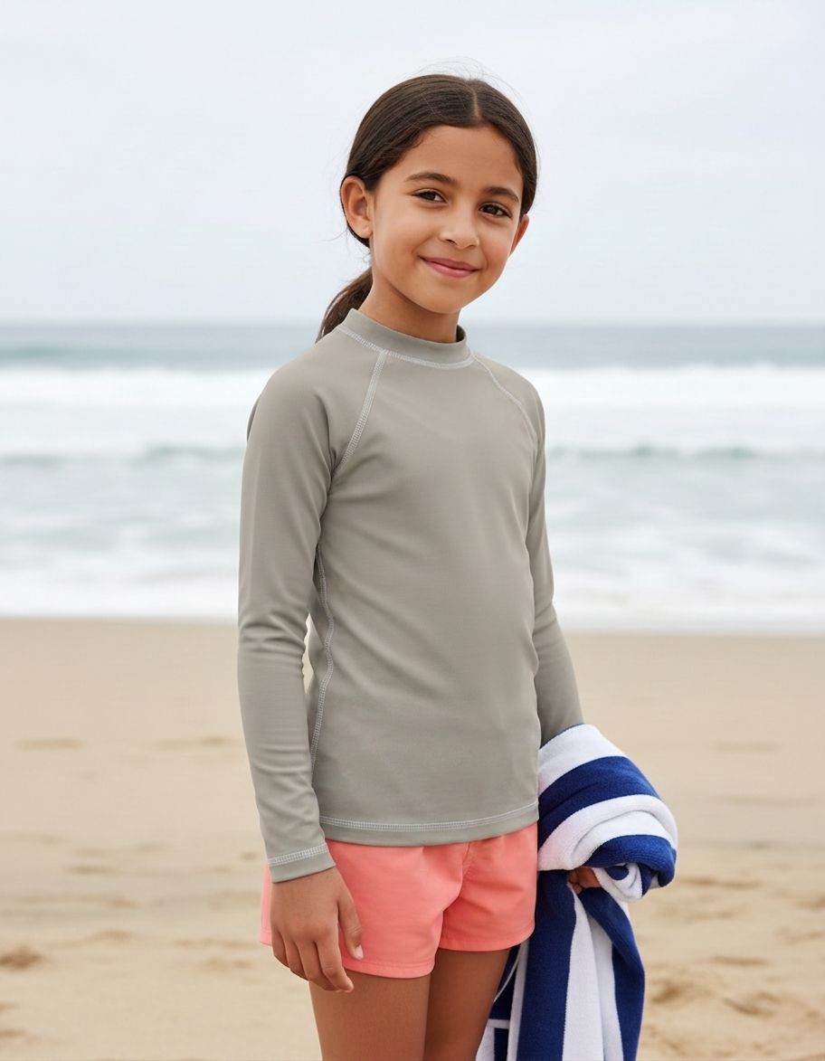 Kids Pumice Rash Guard Kids Rash Guard — Lolekai