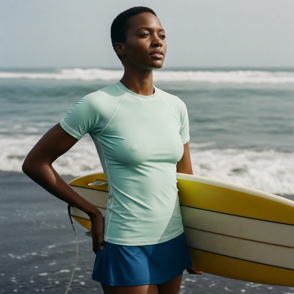 Short Sleeve in Powder Mint