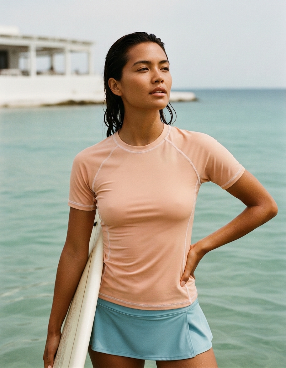 Short Sleeve in Peach Fuzz