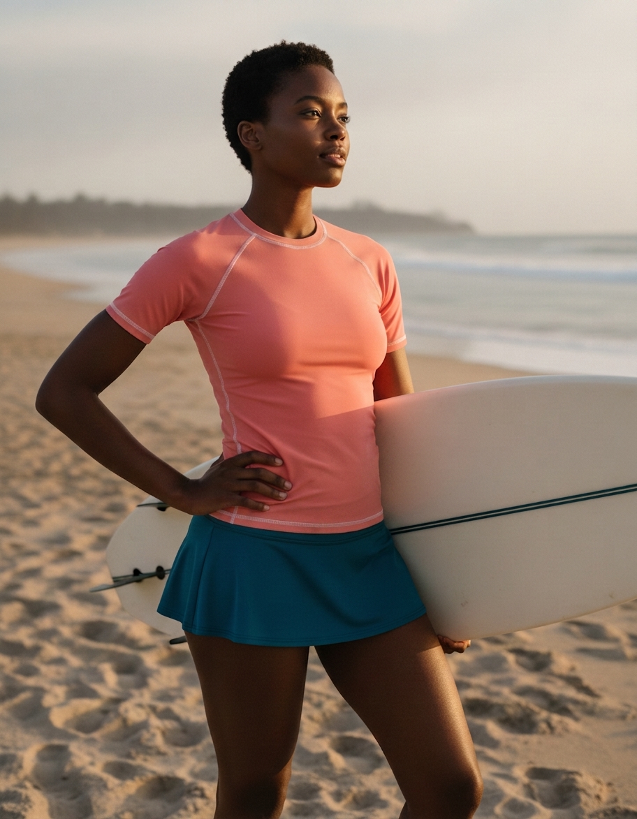 Short Sleeve in Living Coral