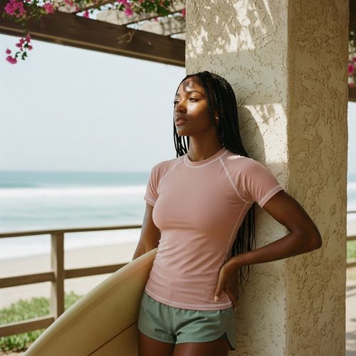 Morganite Rash Guard Men's Rashguard — Lolekai