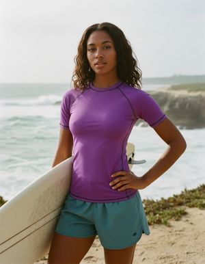 Purple Rash Guard Men's Rashguard — Lolekai