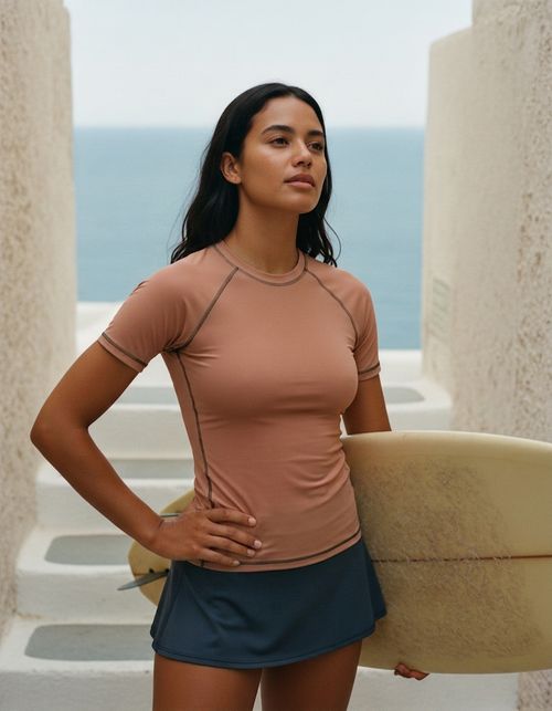 Clay Rash Guard Men's Rashguard — Lolekai
