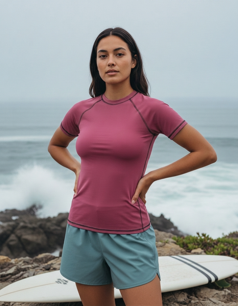 Short Sleeve in Raspberry