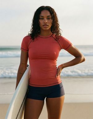 Vermilion Rash Guard Men's Rashguard — Lolekai