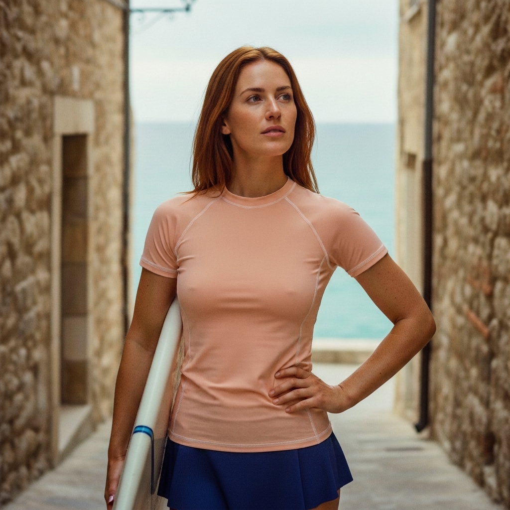 Short Sleeve in Apricot