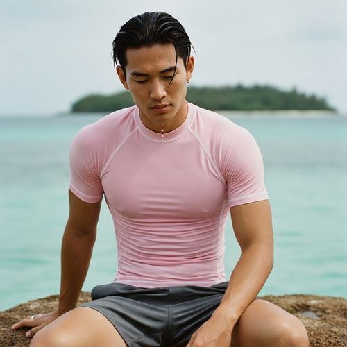 Cotton Candy Rash Guard Men's Rashguard — Lolekai