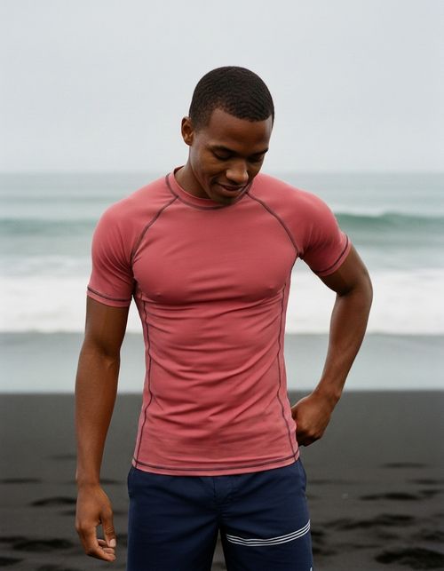 Cinnabar Rash Guard Men's Rashguard — Lolekai