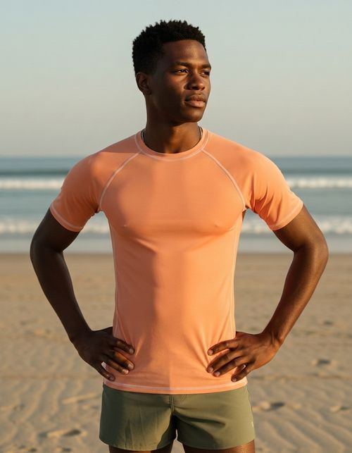 Atomic Tangerine Rash Guard