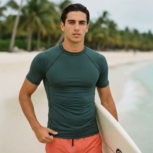 Charcoal Rash Guard Men's Rashguard — Lolekai