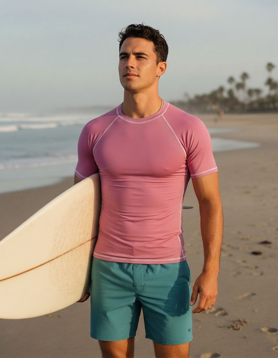 Rose Rash Guard Men's Rashguard — Lolekai