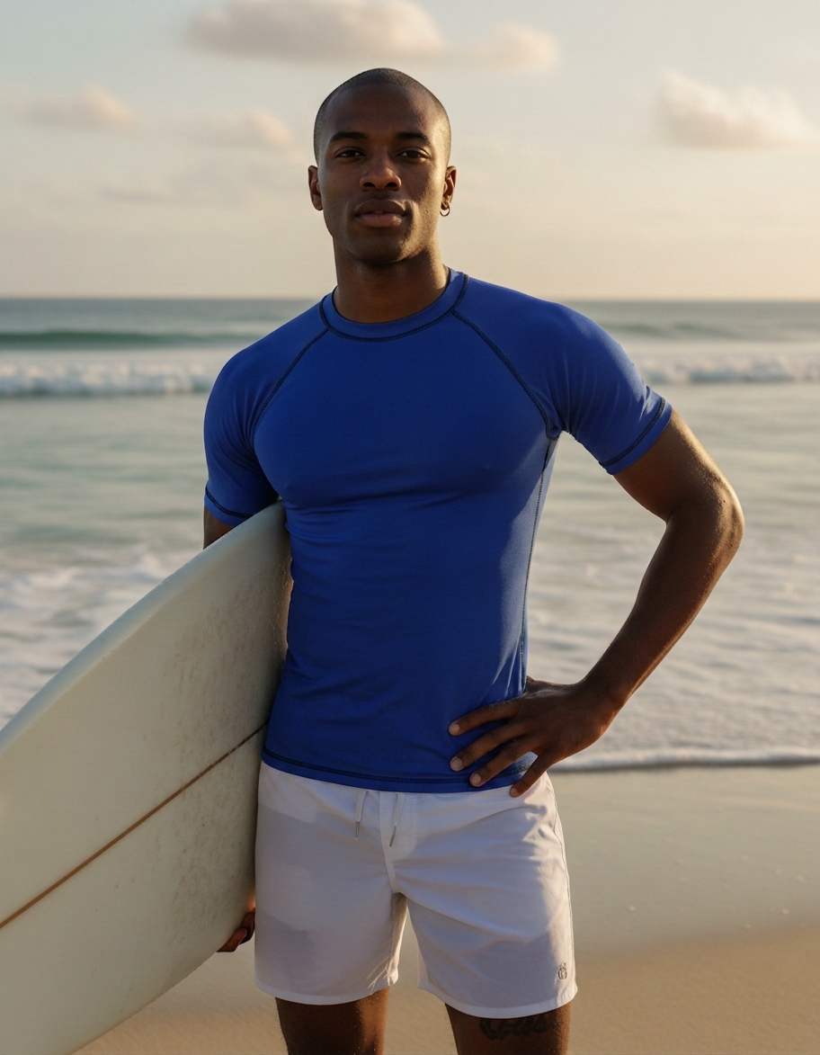 Rash guard in Ultramarine