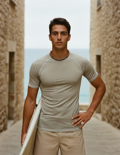 Greige Rash Guard