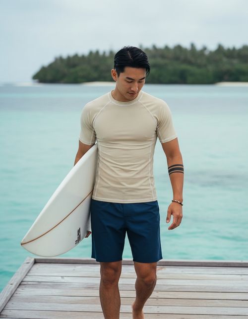 Doeskin Rash Guard Men's Rashguard — Lolekai