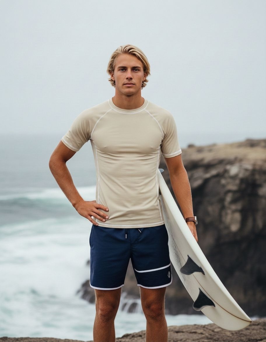 Oyster Rash Guard Men's Rashguard — Lolekai