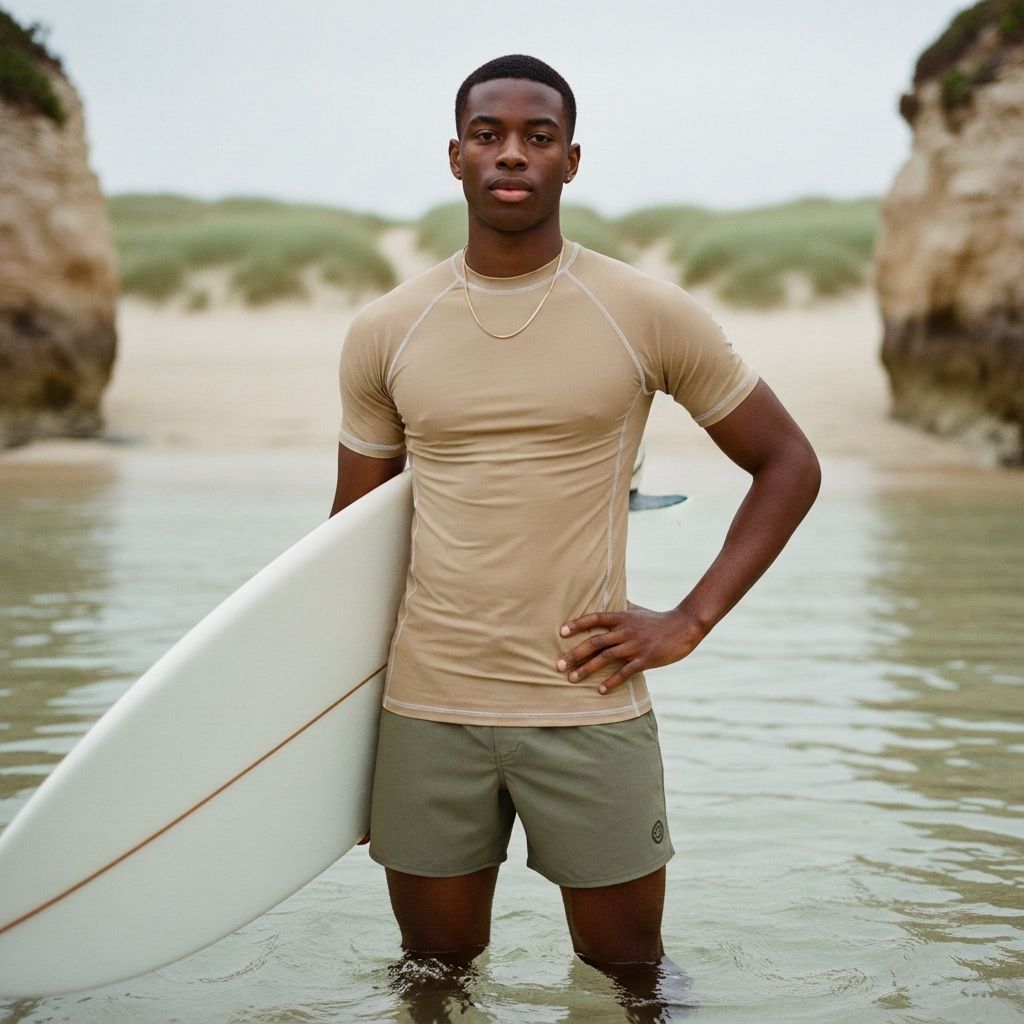 Biscuit Rash Guard Men's Rashguard — Lolekai