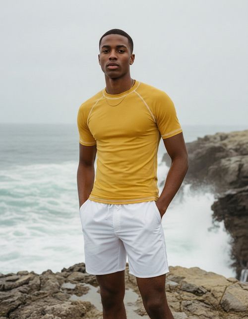 Amber Rash Guard Men's Rashguard — Lolekai