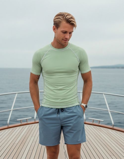 Cucumber Rash Guard Men's Rashguard — Lolekai