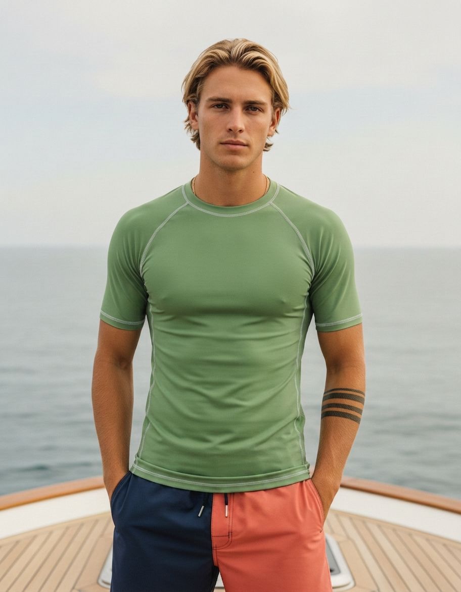 Asparagus Rash Guard Men's Rashguard — Lolekai