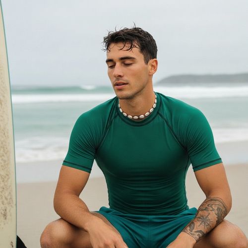 Evergreen Rash Guard Men's Rashguard — Lolekai