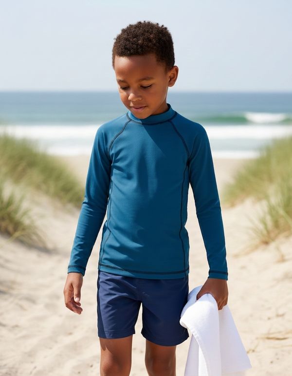 Boys Harbor Blue Rash Guard